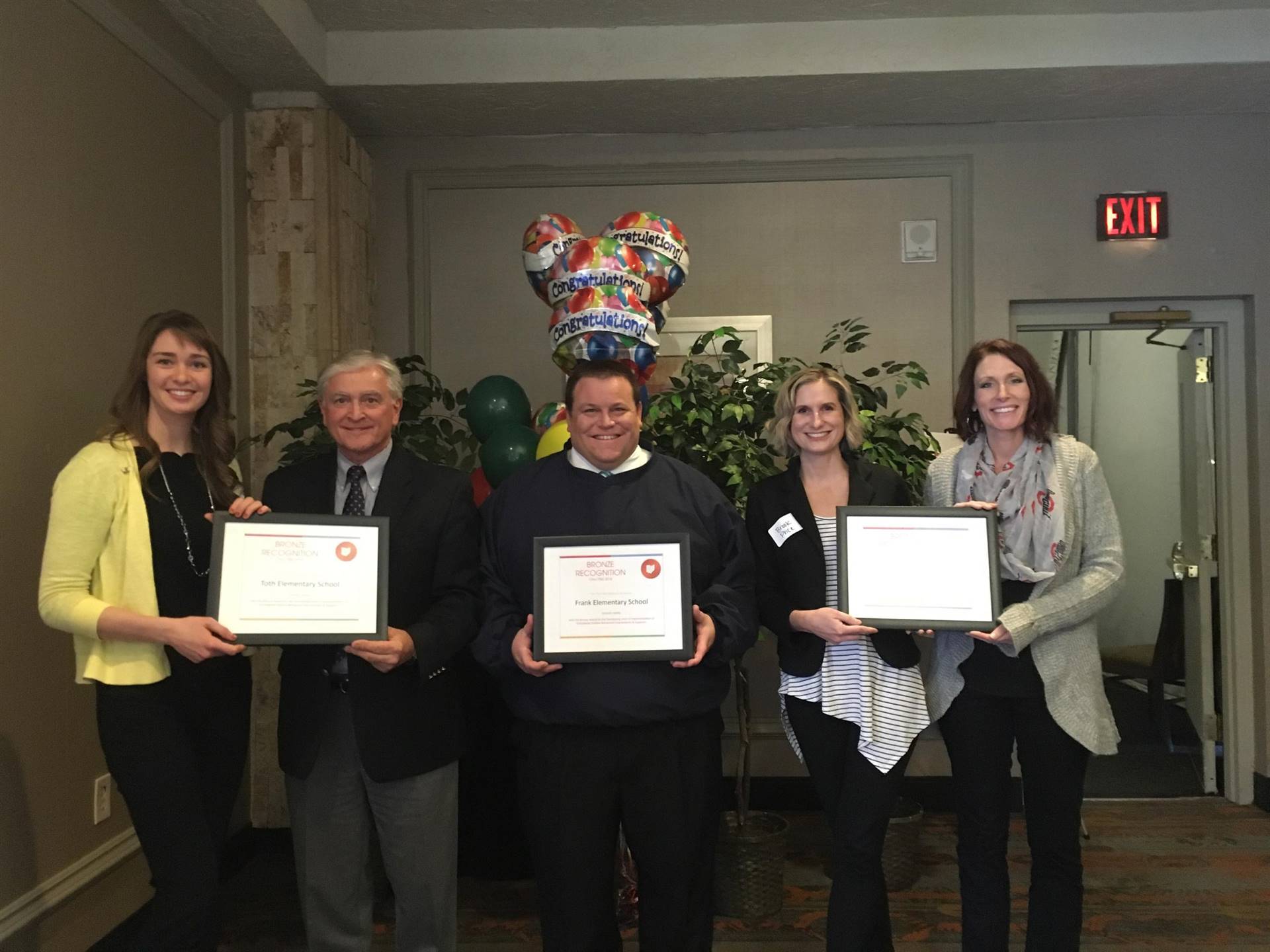 Woodland Elementary Awarded PBIS Bronze Award for 2018 by State Support Team