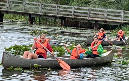Canoeing at Camp