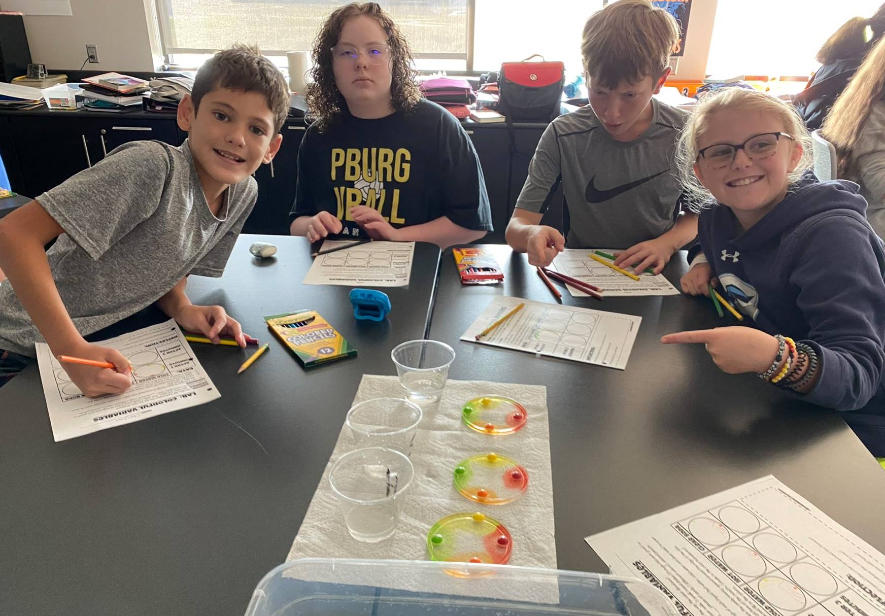 Students Conducting Science Research