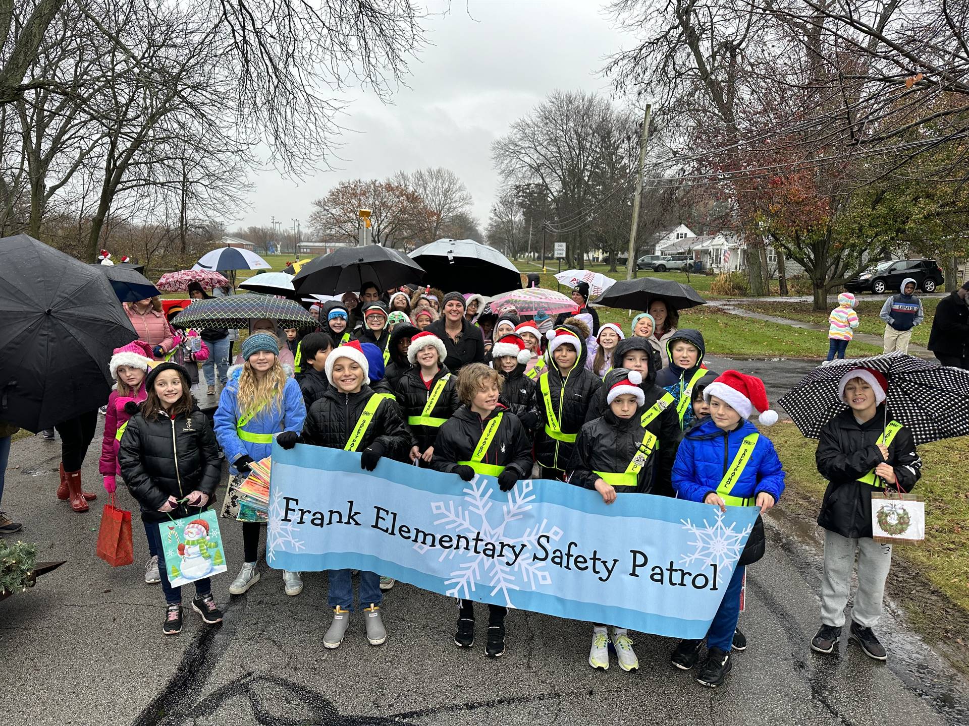 Safety Patrol at Holiday Parade